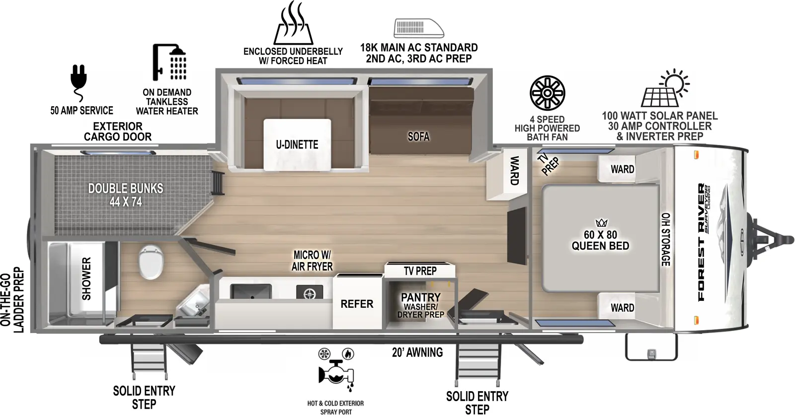 Surveyor Legend X 27CAMP Floorplan